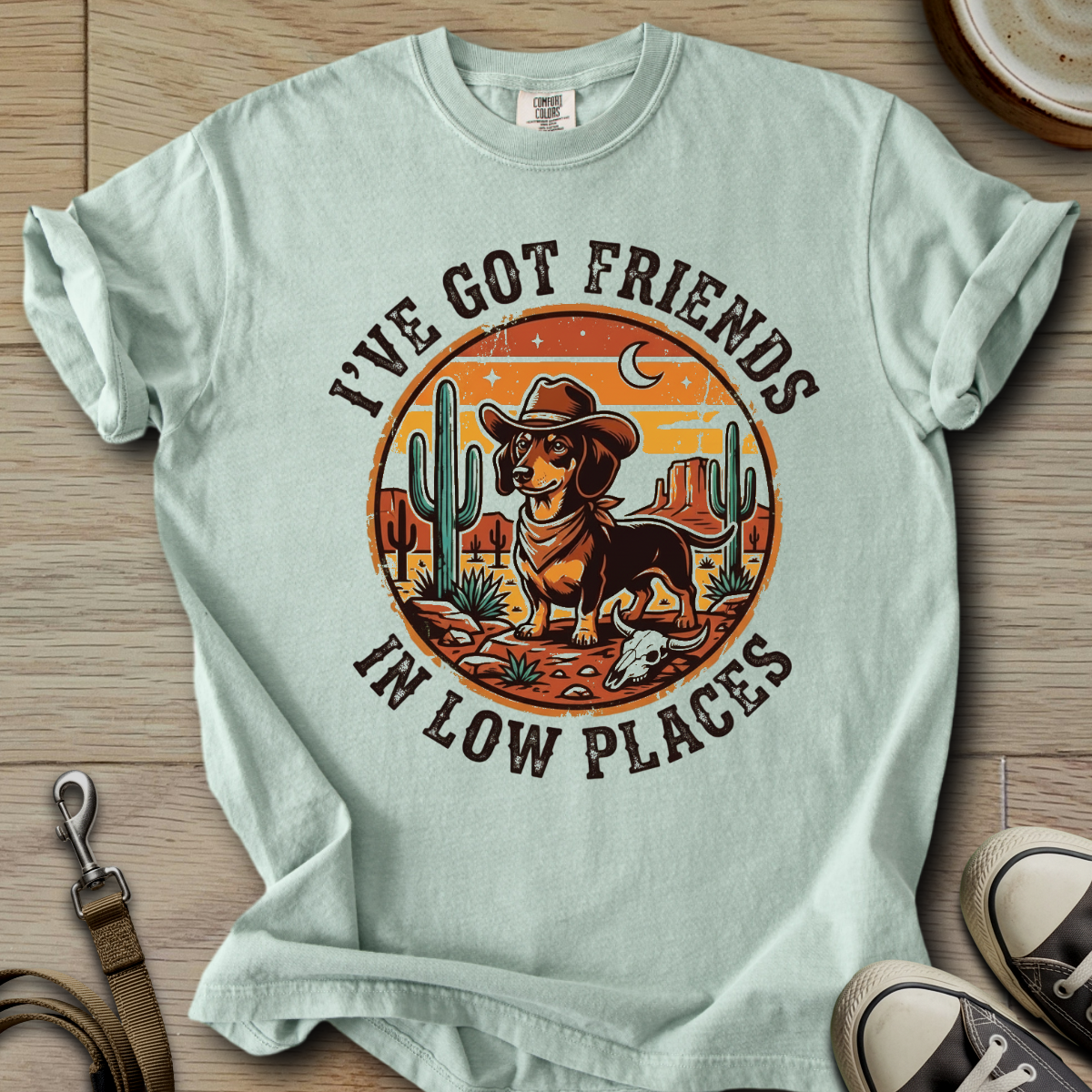 Got Friends in Low Places - Doxie T-Shirt