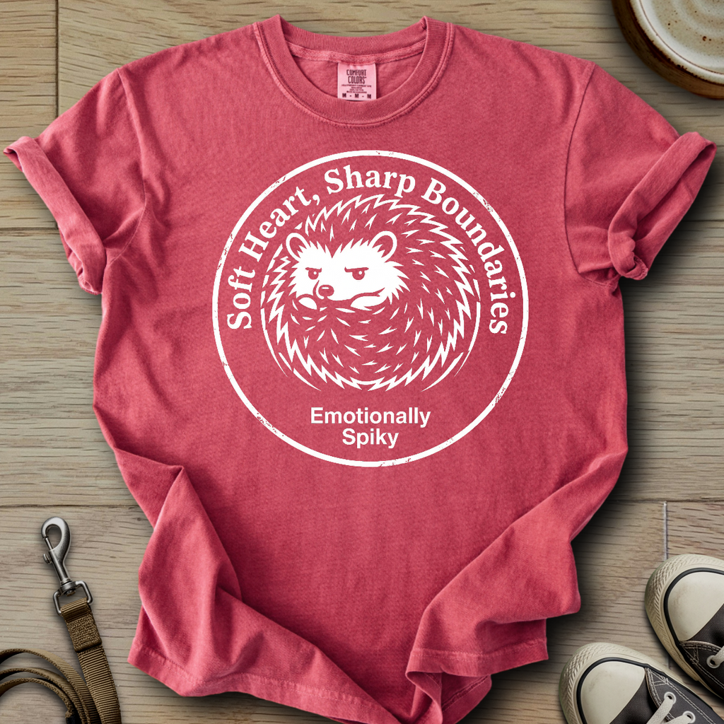 Soft Heart, Sharp Boundaries - Hedgie T-Shirt
