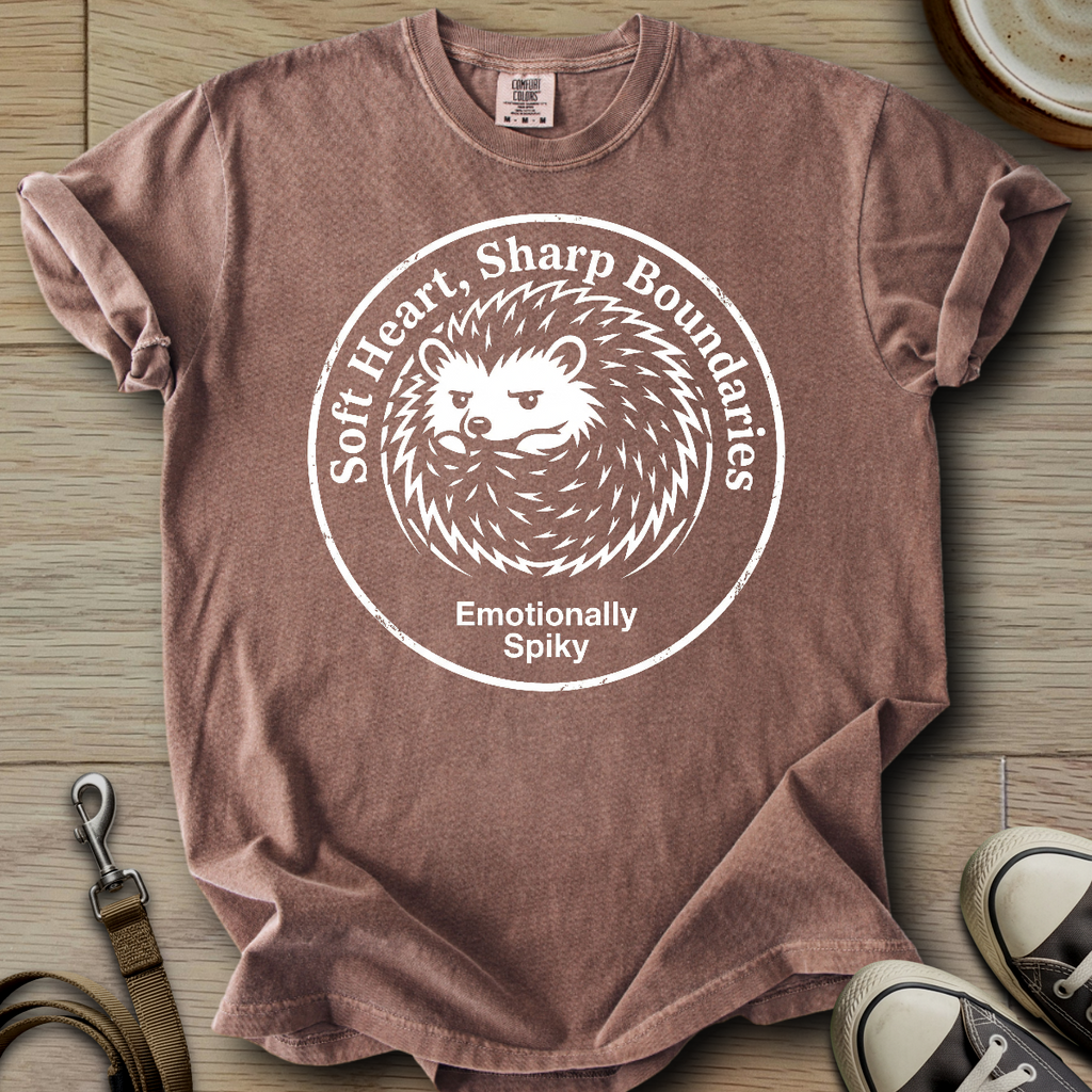 Soft Heart, Sharp Boundaries - Hedgie T-Shirt