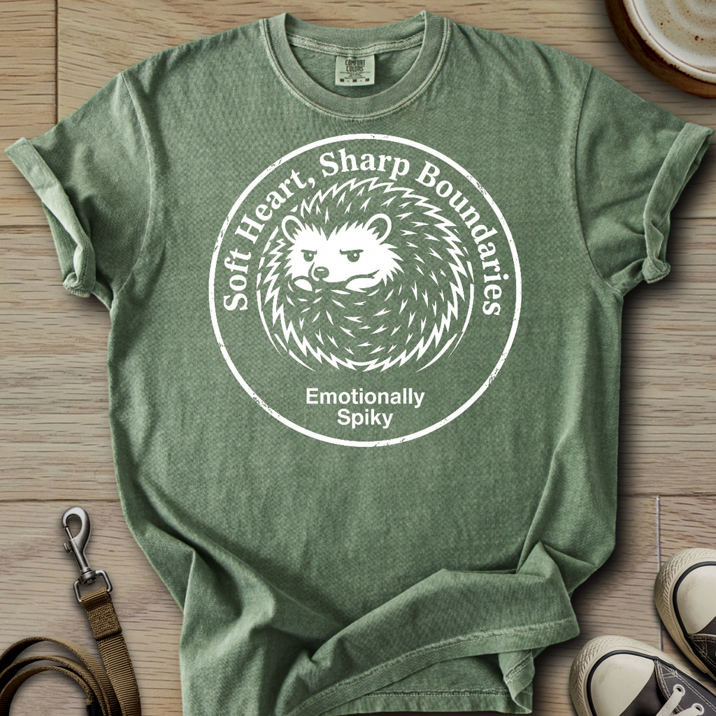 Soft Heart, Sharp Boundaries - Hedgie T-Shirt