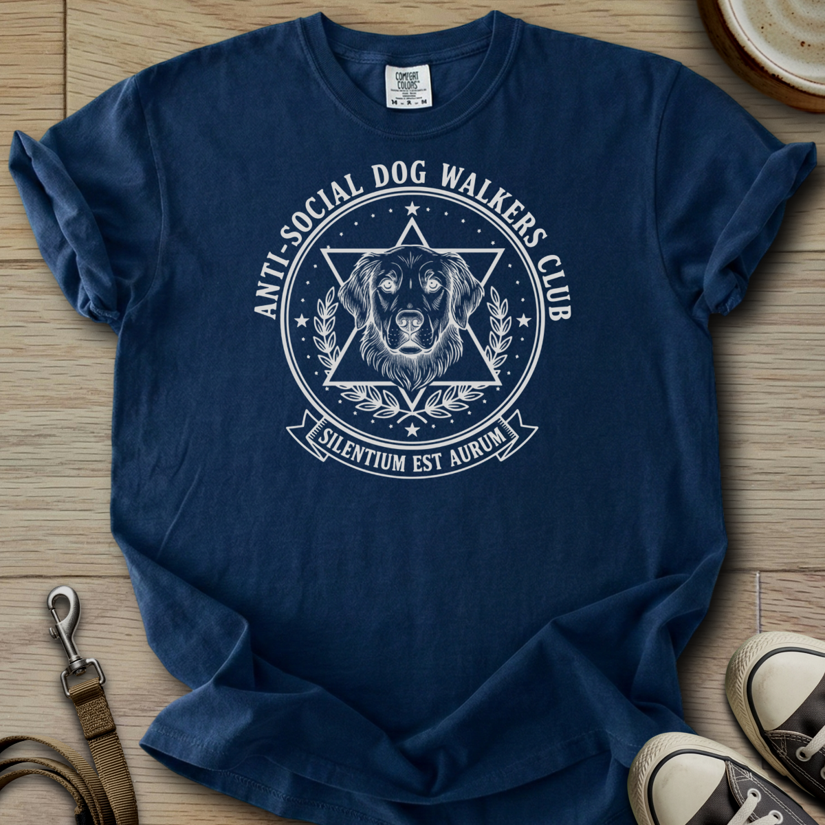 Anti-Social Dog Walkers Club - Golden T-Shirt