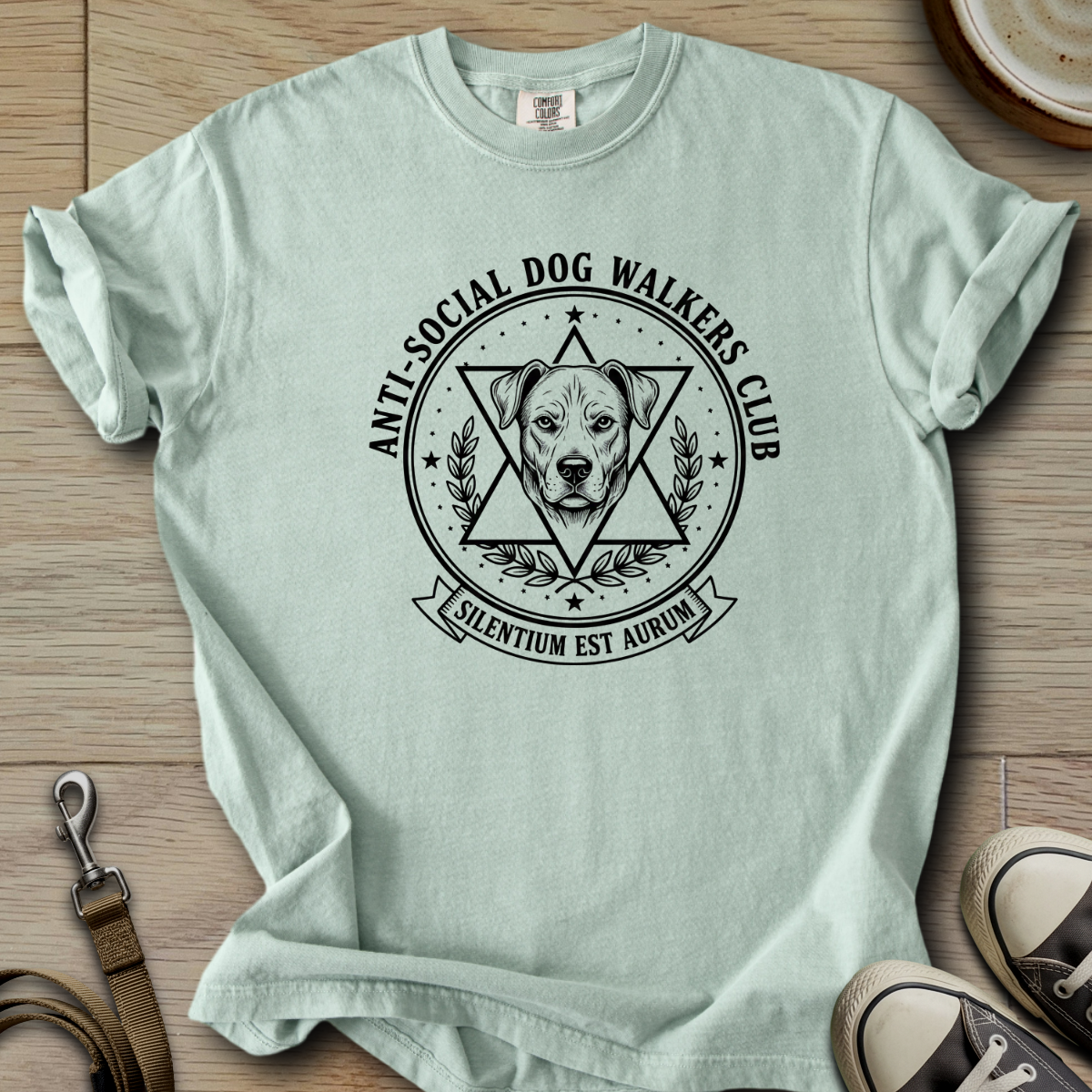 Anti-Social Dog Walker T-Shirt ©