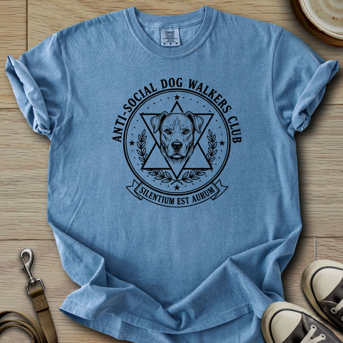 Anti-Social Dog Walker T-Shirt ©