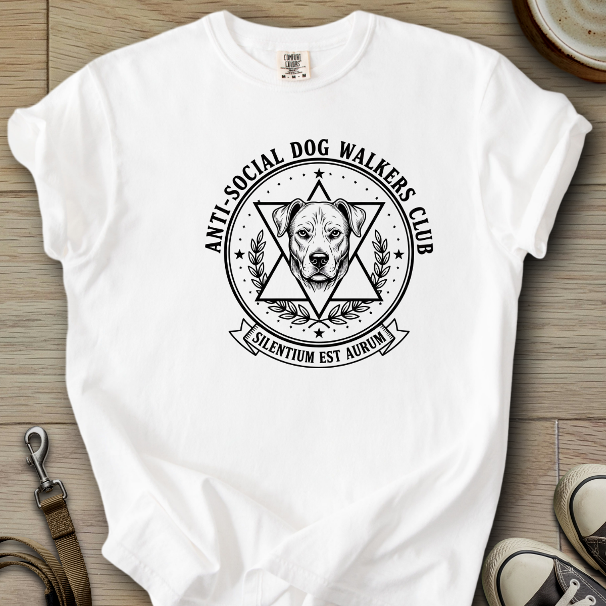 Anti-Social Dog Walker T-Shirt ©